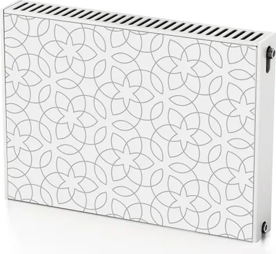 Produktbild von Abstraktion – Magnetische Heizkörperabdeckung – 80x60 cm – Magnet Heizkörperabdeckung – 3D Würfel – Heizkörperverkleidung – Magnetische Wandverkleidung – Wetterfest