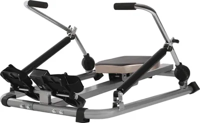 Zdjęcie produktu dla Wioślarz – hydrauliczny – regulowany opór – maksymalna waga użytkownika 120 kg – 110×61×21 cm – do treningu w domu i ćwiczeń całego ciała – czarny