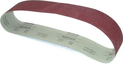 Image de 55641 Bande abrasive en tissu 100 x 1220mm Corindon K80 pour ponceuse à bande Ponceuse