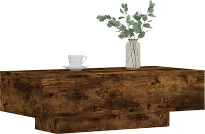 Produktbild von Cloris DesignMöbel Couchtische - Braun Couchtisch Räuchereiche 100x49,5x31cm Holzwerkstoff Schlichtes2715673