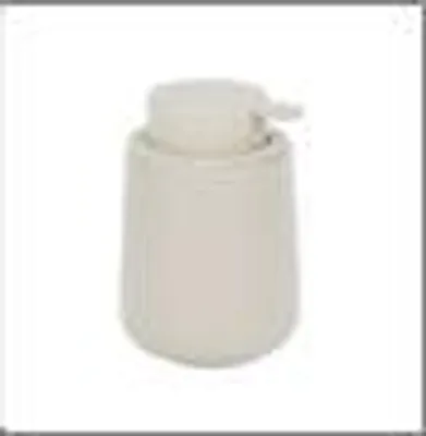 Produktbild von Mondra Seifenspender taupe Soft-Touch, Ø 9 cm, Höhe 12,6 cm, 300 ml
