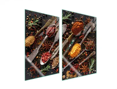Produktbild von Glasschutzplatte Für Küche 2X35X52 Gewürze
