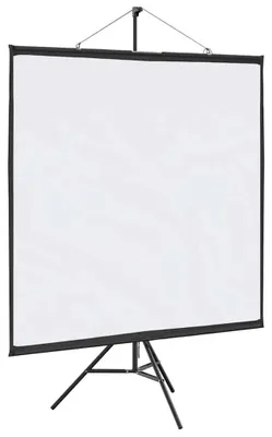 Zdjęcie produktu dla Ekran projekcyjny na statywie - statyw projekcyjny - 183 cm (72") - format 1:1 - przenośny - regulowana wysokość - kolor khaki