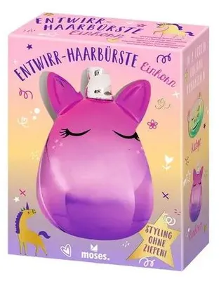 Produktbild von Entwirr-Haarbürsten Einhorn & Katze