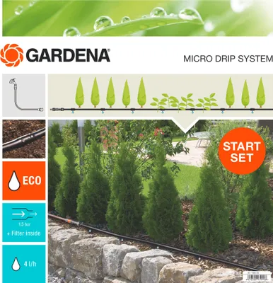 Produktbild von zestaw nawadniania kroplowego Start Set M 25 metrów PVC 4-częściowy