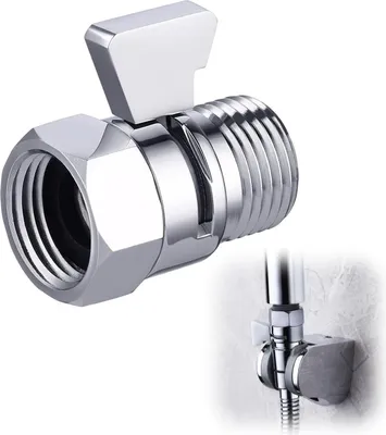 Produktbild von Eckventil für Duschkopf, G1/2, verchromtes Messing, K1140B3-CH