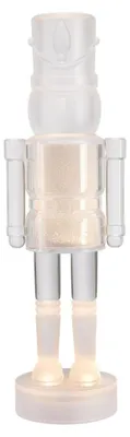 Produktbild von Markslöjd LED Nussknacker Douglas batteriebetrieben 37 x 11,5 cm transparent-gefrostet