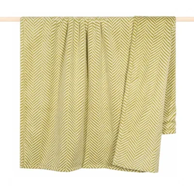 Produktbild von Pad Decke ZELLA Felldecke Grün Kuscheldecke 140x190 Wohndecke Kunstfell