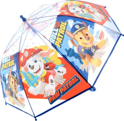 Produktbild von Paw Patrol Chase Marshall Kinder Regenschirm Stock-Schirm