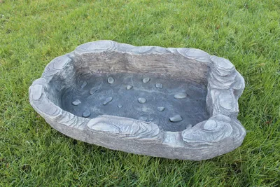 Produktbild von Gartenteich Felsen Dekoteich Mini Teich Teichbecken Wasserfall Becken Auffangbecken 90x54 cm