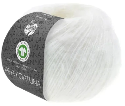 Produktbild von Lana Grossa - Per Fortuna GOTS 0009 weiß