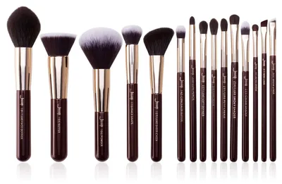 Image de Ensemble de pinceaux de maquillage essentiels comprenant 15 pinceaux