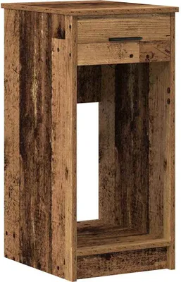 Immagine prodotto di vidaXL Armadio per computer con cassetto, aspetto legno antico 35x45x77 cm