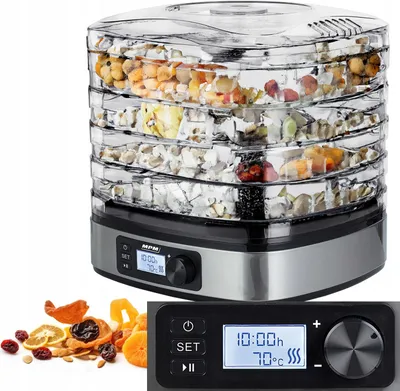 Immagine prodotto di Essiccatore per funghi, verdure, frutta, forte, 5 setacci MPM MSG-12