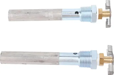Obrázek produktu pro 2 sady anodových tyčí pro ohřívače vody v obytných automobilech, 4,5 x 1/2 NPT, hliníko-hořčíková náhrada pro Atwood