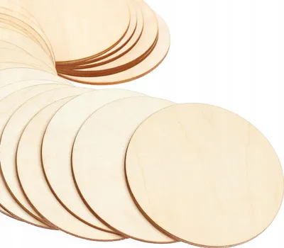 Immagine prodotto di HOLZRUNDRÄDER 7cm AUS SPERRHOLZ 50 Stk