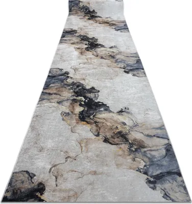 Produktbild von Läufer Antirutsch LOTUS SHADOWS 37550 Abstraktion beige / grau ZUM WASCHEN 120cm beige 120x300 cm