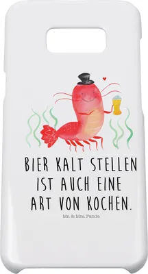 Produktbild von Mr. & Mrs. Panda Samsung Galaxy S8 plus Handyhülle  Hummer Weizen - Weiß - Geschenk, Wirtschaft, Handy, Meer, Garnelen, Cover, Gasthaus, Hülle, Case, Kochen, Bier, Kneipe