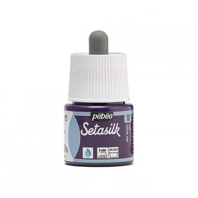 Produktbild von Pebeo Setasilk, 45 ml, 10 violette Iris