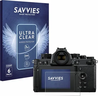 Produktbild von 6x Für Nikon Z F Schutzfolie Savvies Displayschutz Display Schutz Folie Klar Transparent