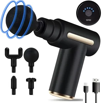 Produktbild von Massagepistole WR-39218 - Schwarz für Muskelentspannung KP39218