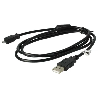 Produktbild von vhbw USB-Kabel kompatibel mit Kodak Easyshare C-Serie C603, C613, C530, C533, C340, C360, C433, C503, C513 Kamera, Camcorder - Datenkabel, 13,5 cm