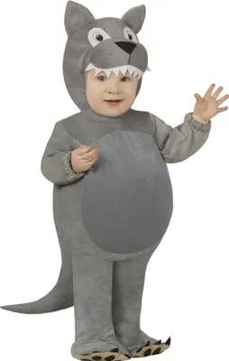 Produktbild von Fiestas Guirca - Wolf-Kostüm für Baby Set FG1013 (92) (Grau)