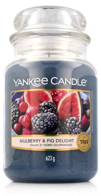 Immagine prodotto di Yankee Candle, Mulberry &/ Fig Delight, candela profumata, 623g