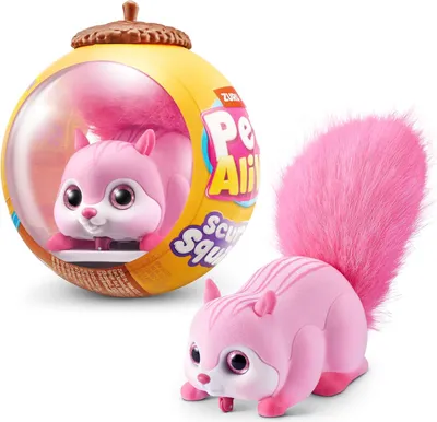 Obrázok produktu pre Pets Alive 9565B, hračkárska veverička, 2 rok / roky, Interaktívne, Zvukové efekty, AAA