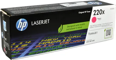 Produktbild von HP 220X Magenta Original LaserJet-Tonerkartusche, 5500 Seiten, Magenta, 1 Stück(e)