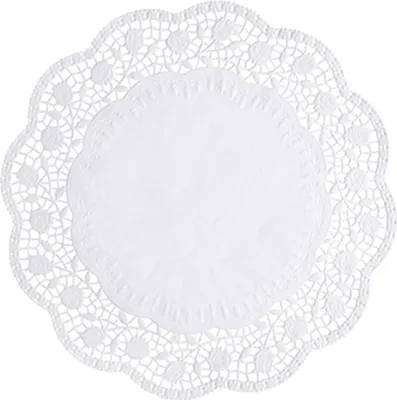 Produktbild von PAPSTAR Tortenspitze rund Durchmesser: 360 mm weiß 100 Stück