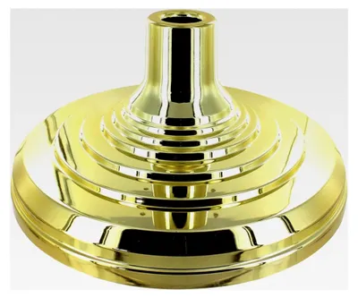 Produktbild von Bodenständer für Fahnenmast im Innenbereich, Metallic Gold