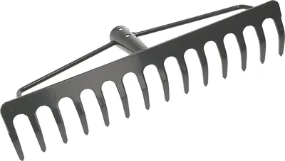 Produktbild von KOTARBAU® Robuster Stahlrechen Laubbesen Laubharke Fächerbesen Harke 360 mm