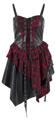 Image de Robe pour femme ALZETTE - rouge, taille XXS