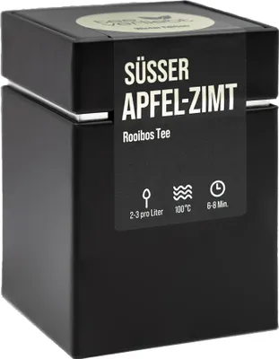 Produktbild von teeverliebt - Süßer Apfel-Zimt Geschenkdose | 80g Rooibostee - Winter Edition