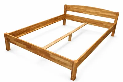 Produktbild von Doppelbett Eiche massiv geölt Holzbett Bett 140x200 #4522