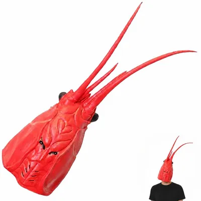Image de Elzusha - Masque de cosplay de crabe réaliste, idéal pour Halloween et les fêtes