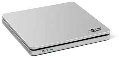 Immagine prodotto di HLDS Hitachi-LG Slim Portable DVD-Writer - Argento - Fessura - Desktop/Notebook - DVD±RW - USB 2.0 - 60000 h