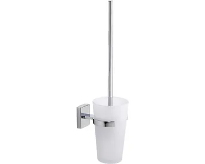 Image de tesa klaam WC-Bürstengarnitur inkl. Kleber silber