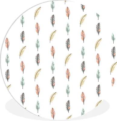 Produktbild von MuchoWow® - Wand-Kreis - Wohnzimmer - Bild - Runde - Wanddeko - Dibond - Kunstdrucke
