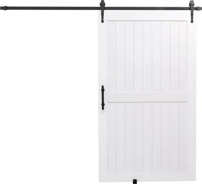 Produktbild von Schiebetür mit Beschlagsatz 1219 x 2134 mm MDF-Platte PVC-Oberfläche