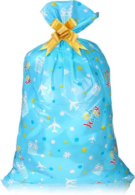 Produktbild von Große Geschenktüte blau 56x36 Zoll