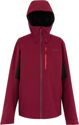 Obrázek produktu pro Regatta - Pánská nepromokavá bunda "Birchdale II" RG11378 (3XL) (tmavě červená/černá)
