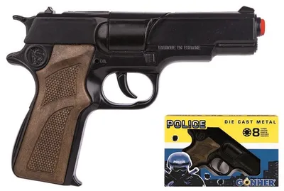 Obrázok produktu pre Kovová policajná pištoľ gonher 125/6