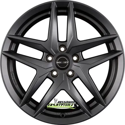 Image de Borbet Z dark grey matt 7.5x17 ET40 - LK5/112 ML66.5 Jante alu
