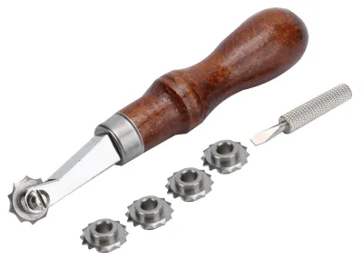 Productafbeelding van Leerwerk Gereedschap met Vervangbare Stikwiel en Handvat