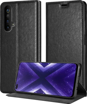 Obrázek produktu pro Cadorabo Case for Realme X3 / X3 SuperZoom / X50 5G Protective Case in Black Pouzdro na mobilní telefon s magnetickým zavíráním