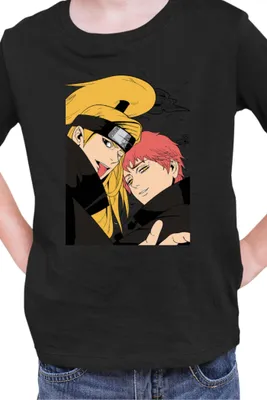 Immagine prodotto di Maglietta per bambini Naruto Dedara & Sasori, 5-6 Jahr - 116 , Noir
