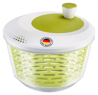 Slacentrifuge 4,4 l, ø 23,5 cm, Kunststoff, BPA-frei, transparent/weiß/grün