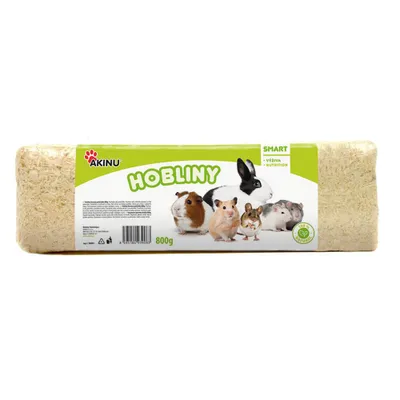 Obrázek produktu pro Akinu Lisované hobliny podestýlka pro malé / velké hlodavce a králíky 800 g